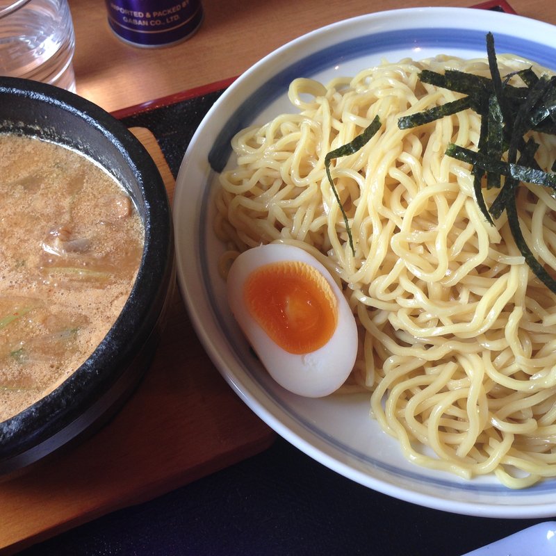 石焼きみそつけ麺(ラーメンみそ伝 八山田店)