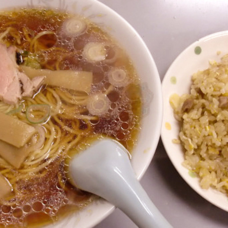 ラーメン＋半チャーハン(中華こんどう軒)