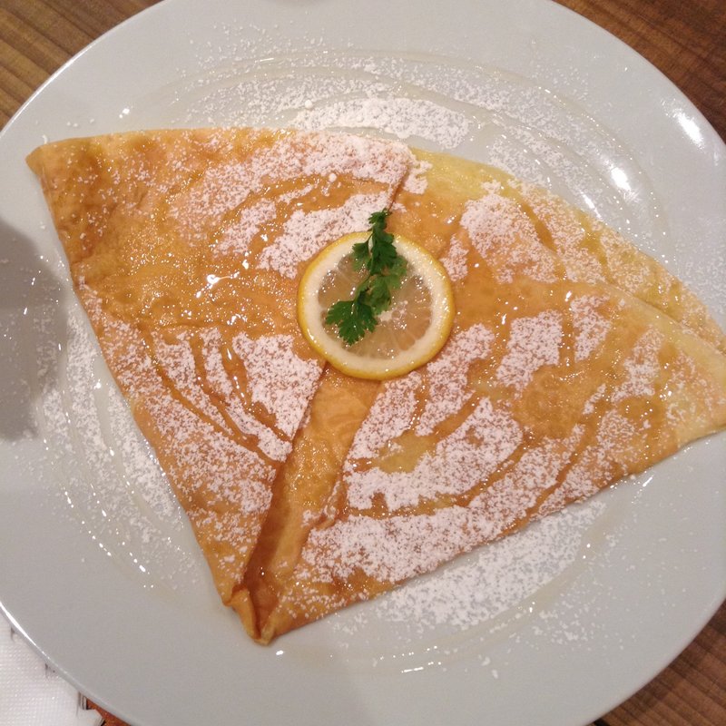 蜂蜜とレモンのクレープ(プレンティーズ カフェ )