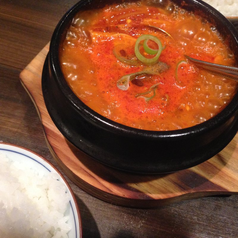 スンドゥブ定食(蛍)