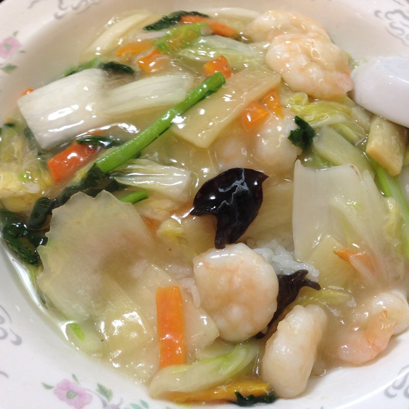 えびあんかけご飯(呂望 岱山亭 （ロボウ タイザンテイ）)