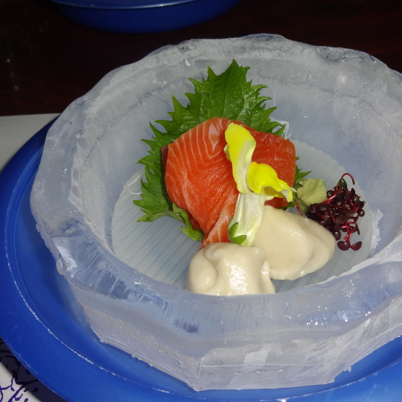 サーモンのお刺身(もみぢ家（川床） )