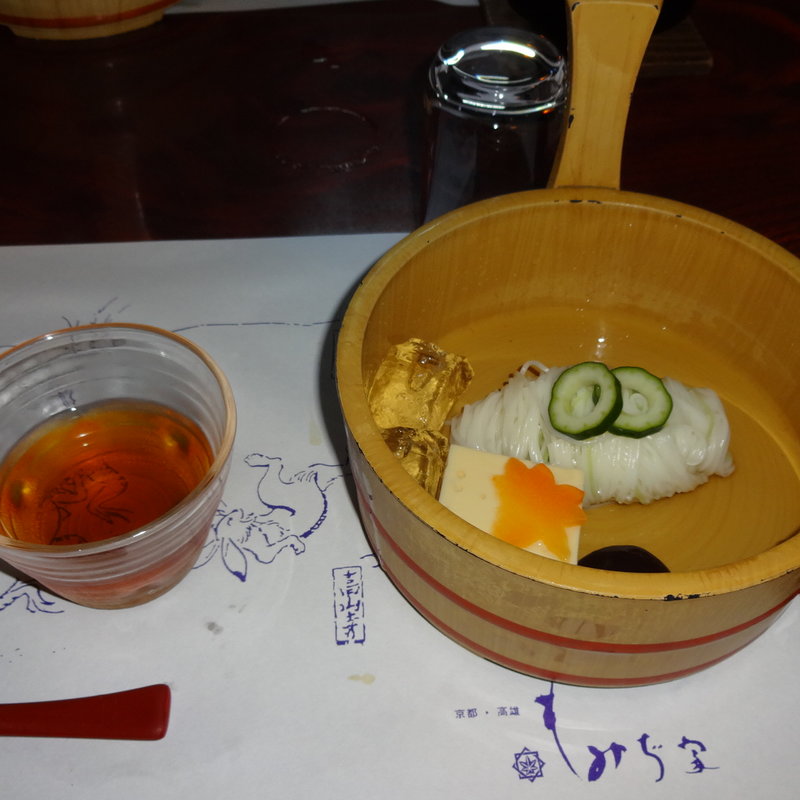 冷やし素麺(もみぢ家（川床） )