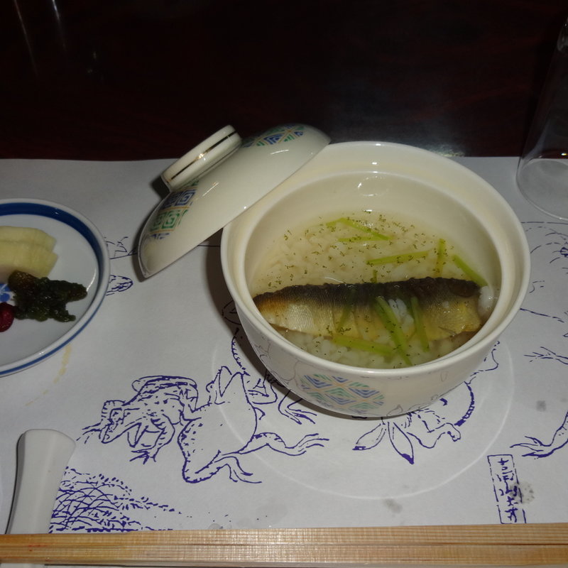 鮎ぞうすい(もみぢ家（川床） )