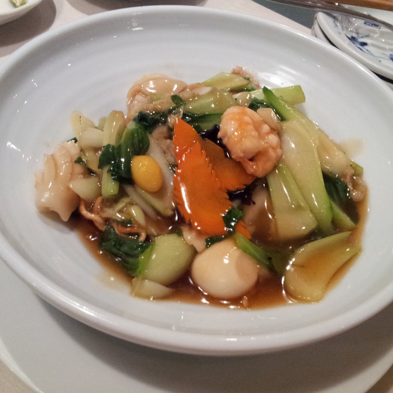 五目あんかけ焼きそば(墨花居 成城コルティ店)