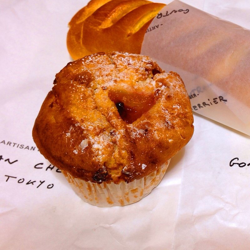 ブルーベリークリームチーズマフィン(ゴントラン シェリエ 渋谷店 （GONTRAN CHERRIER）)