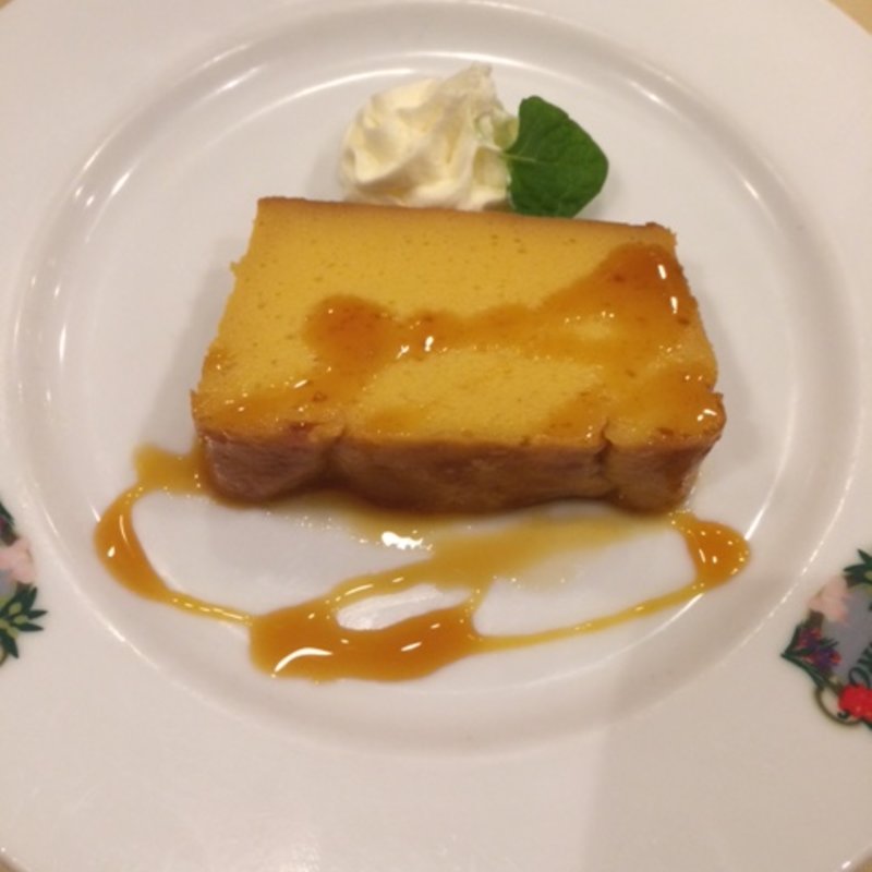 かぼちゃのケーキ(スペイン料理銀座エスペロ みゆき通り店)