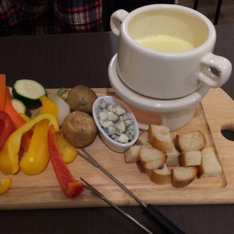  季節野菜のWチーズフォンデュ(CERTO!)