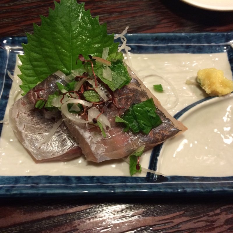 鯵(刺身)(【閉店】まるかみ水産 代々木上原店)