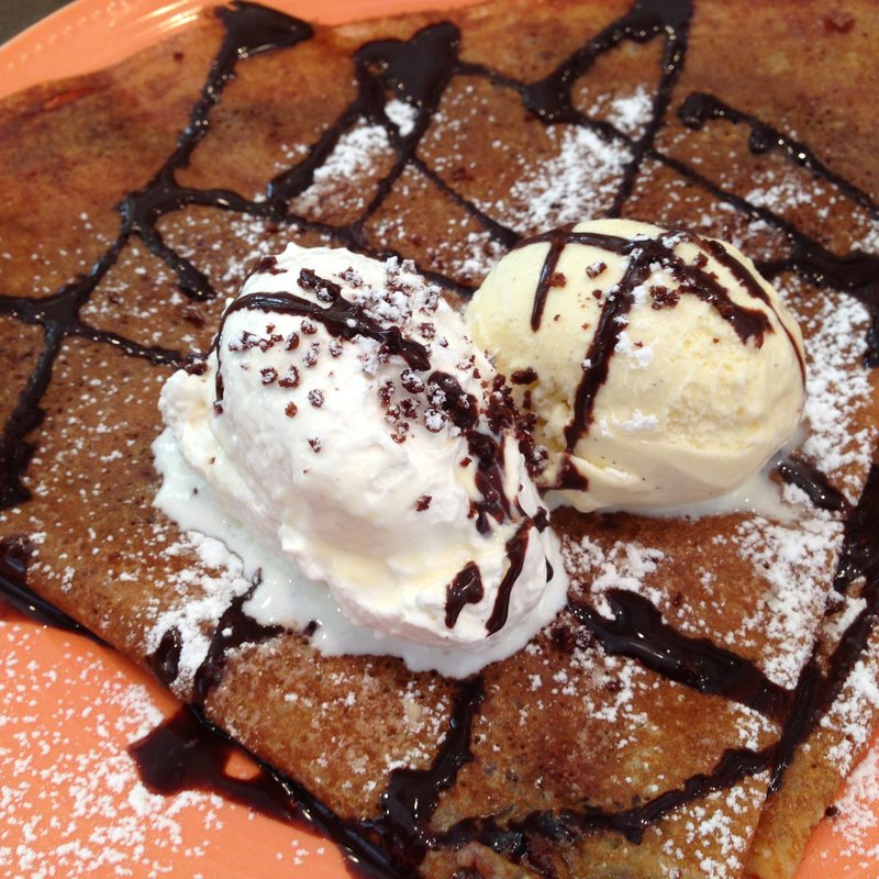 チョコバナナ(クレープリー・スタンド・シャンデレール)