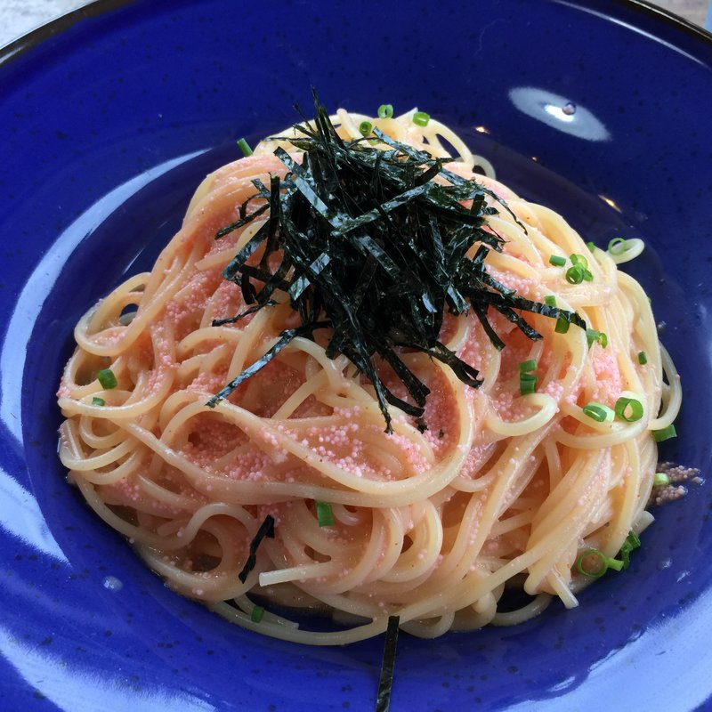 明太子バターパスタ(君ヶ浜ベイハウス)