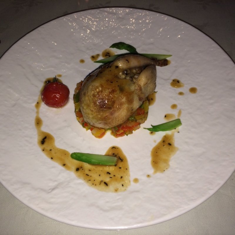 ウズラのロースト(Mar Rosso マレロッソ)