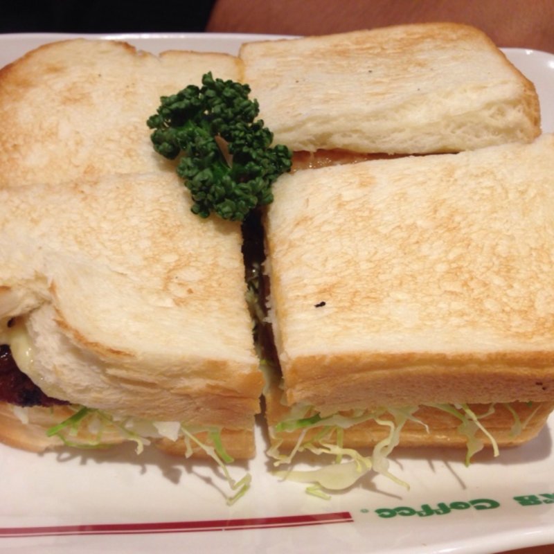 照り焼きチキンサンド(コメダ珈琲店 町田鶴川店)