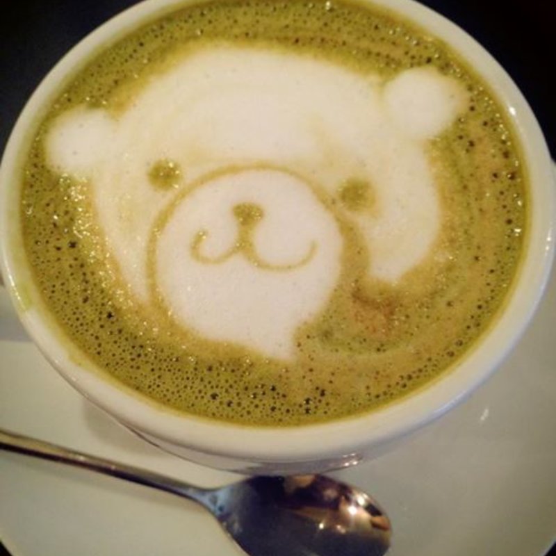 抹茶カフェラテ(breath cafe)