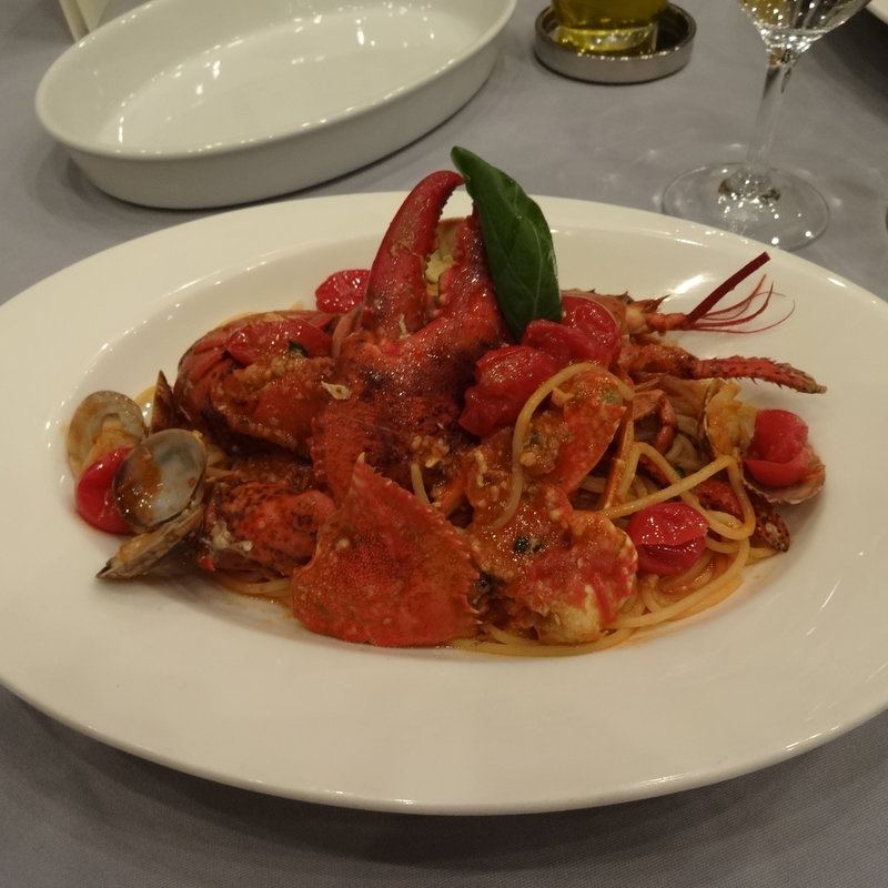 カニのパスタ(イル・サッジオ)