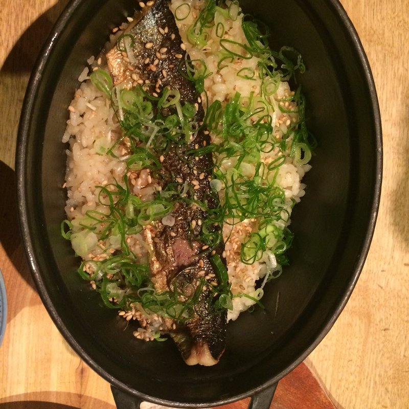 新サンマの炊き込みごはん(お酒とごはん トリドリ - TORIDORI)