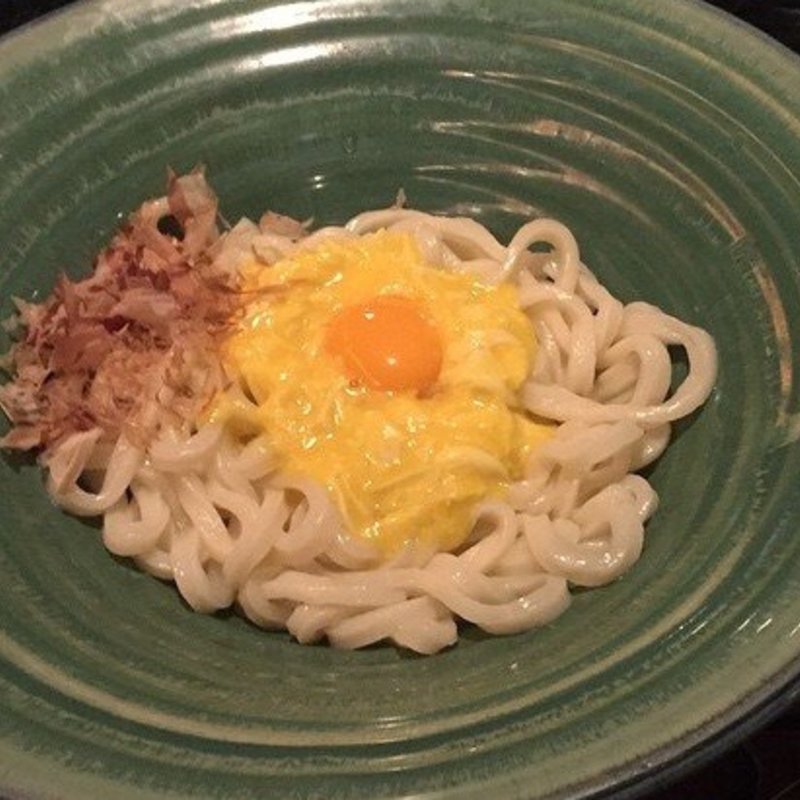 釜玉のおうどん(麺匠の心つくし つるとんたん 六本木店)