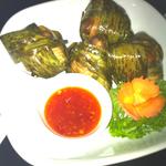 Pandan Leaf Chicken Wrap