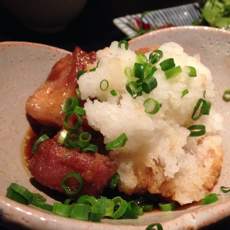 鶏の唐揚げおろしポン酢(青山 川上庵)