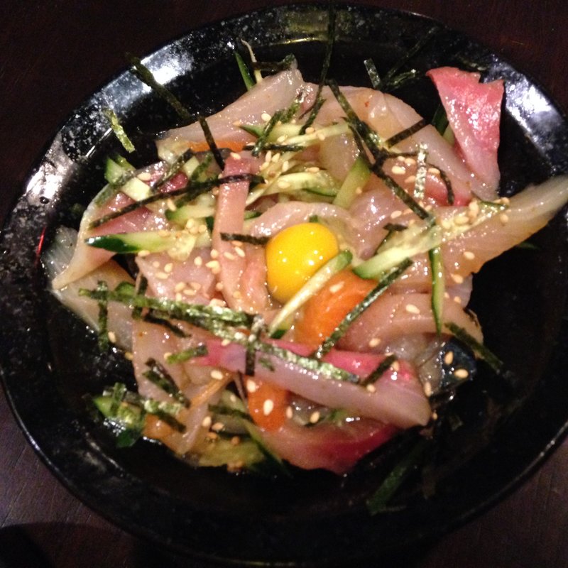 海鮮のづけ(喜びの里)