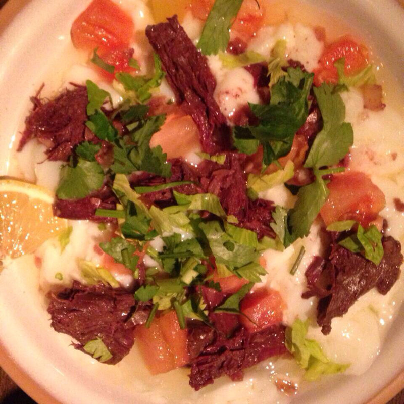 マグロの血合と白身多めのスクランブルエッグ(マル・デ・クリスチアノ Mar de Cristiano)