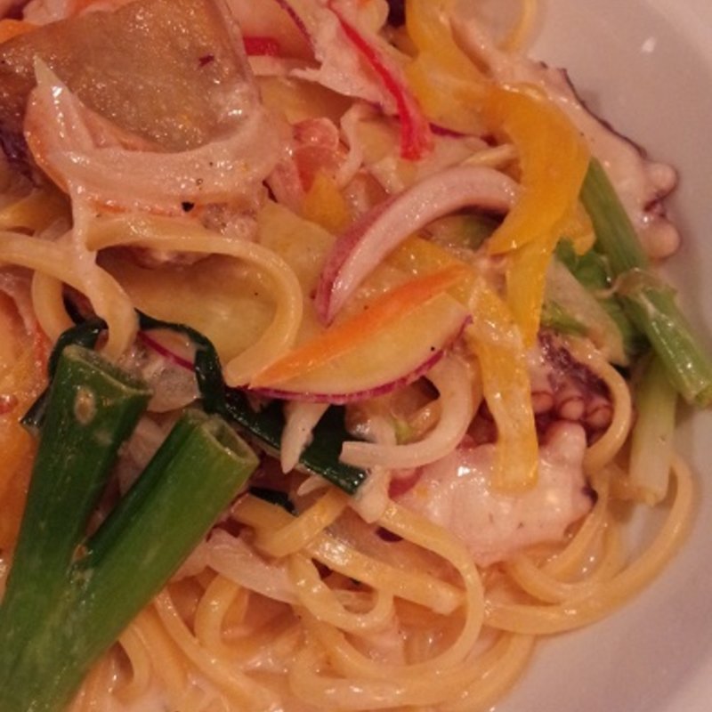 瀬戸内シーフードと季節野菜のレモンクリーム(パルパスタ 倉敷店 （Pal Pasta）)