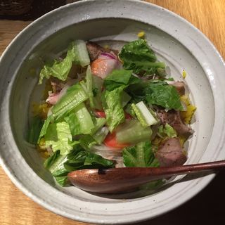 もち豚ソテーと有機野菜のローマ飯(オステリア アガぺ （OSTERIA AGAPE）)