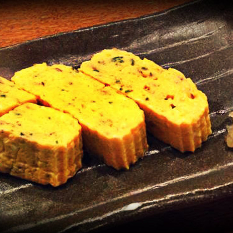 青唐辛子だし巻き玉子(山本屋本店 名古屋駅前店)