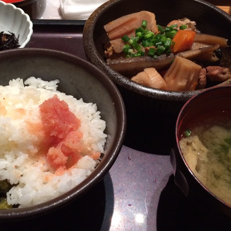 がめ煮定食(博多もつ鍋 やまや 大阪北浜店)