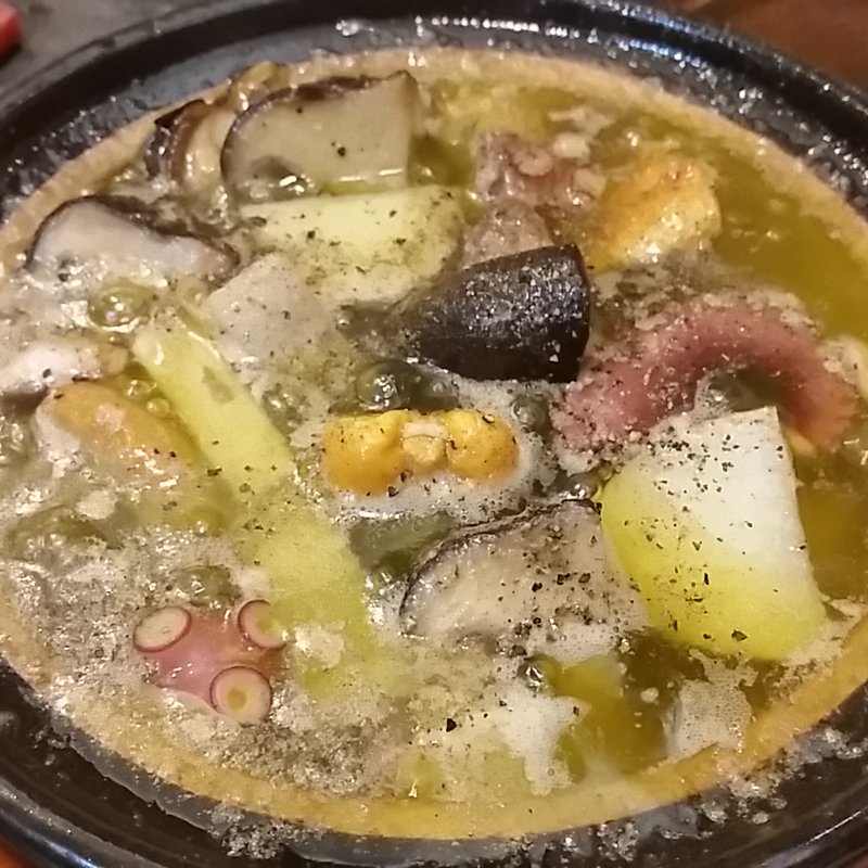 魚貝の和風アヒージョ(なんば よっちょれ 庄屋はん)