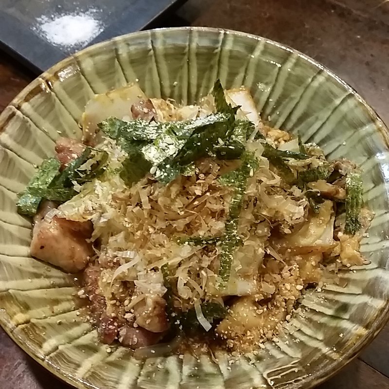 夢ポークピリ辛炒め(なんば よっちょれ 庄屋はん)