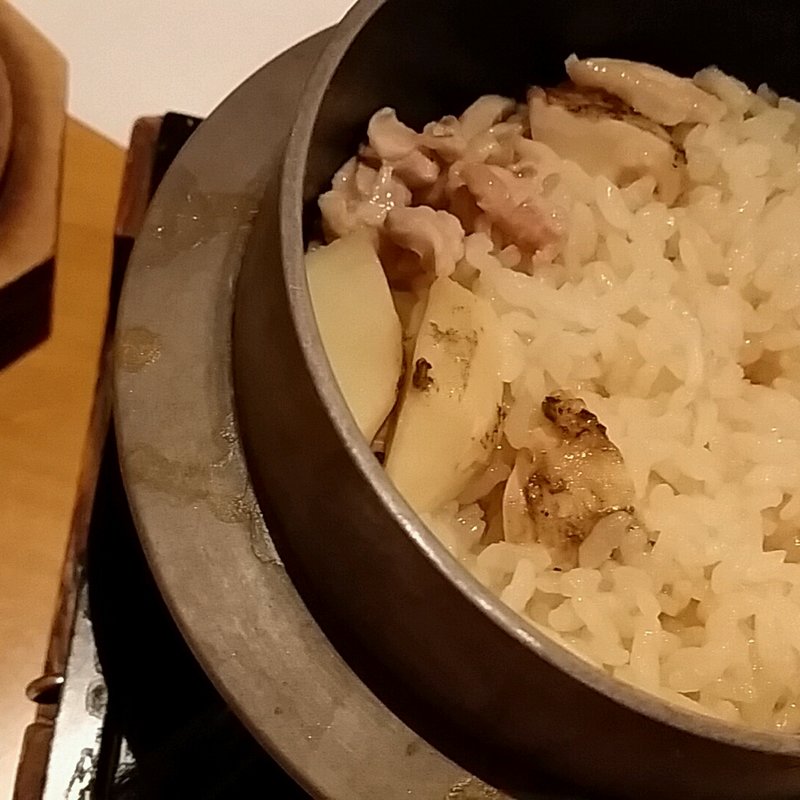 釜飯 松茸(道頓堀　あかい )