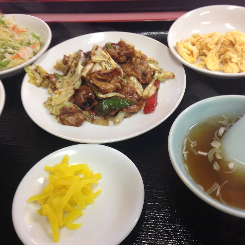 回鍋肉定食(中華メモリー)