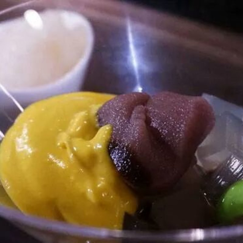 あんみつ南瓜のムース添え(ダイニングわいん)