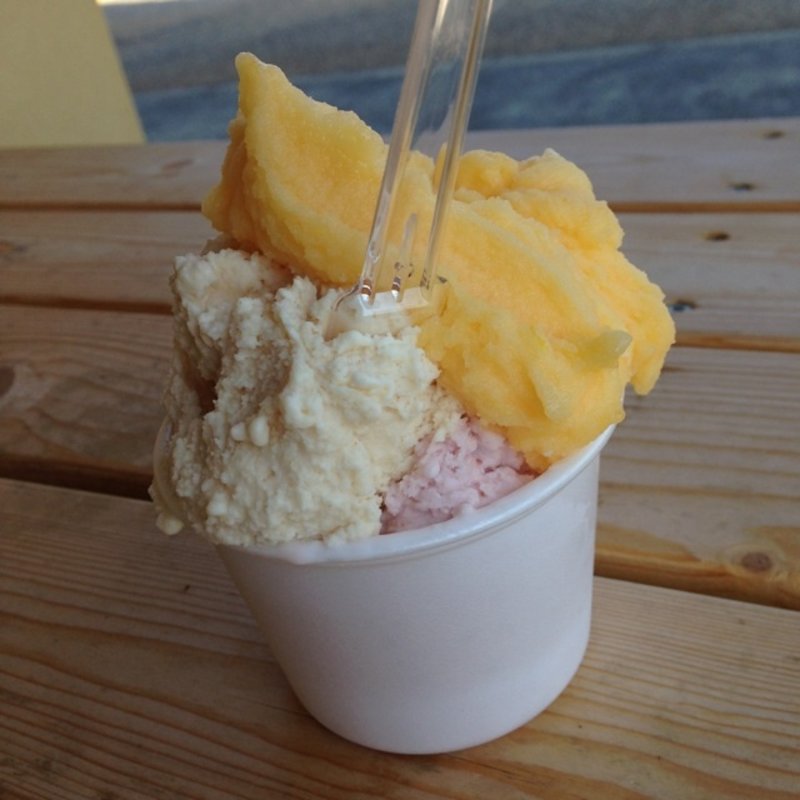 ラージ きな粉、デコポン、ストロベリー(フードショップ　竹とんぼ )