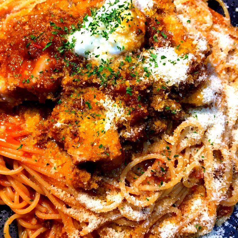 ハーブで育てた地ポークのパスタ(ボンジョルノ すずらん店 )