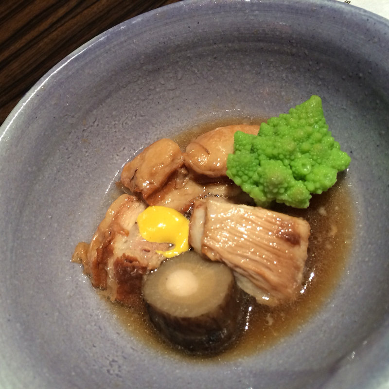 茶美豚の自家製柔らか確認(互談や 新大阪店)