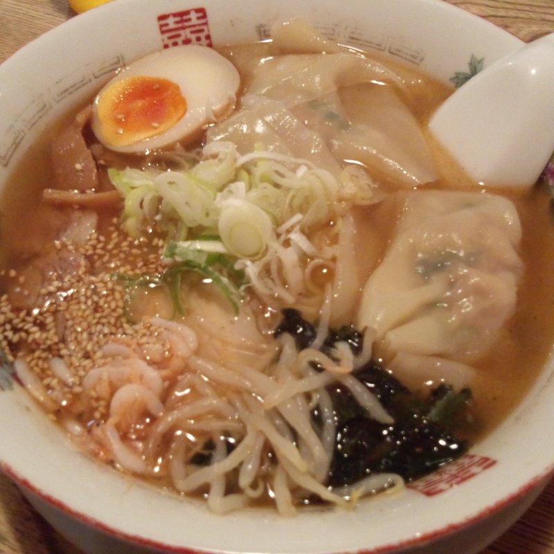 塩ワンタンそば (蘭丸 （しなそばやらんまる）)