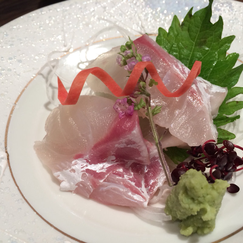 鯛のお造り(互談や 新大阪店)