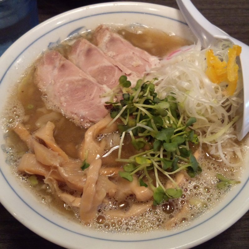 煮干中華そば （ 塩 ） 煮干強(堀切つけそば 照久)