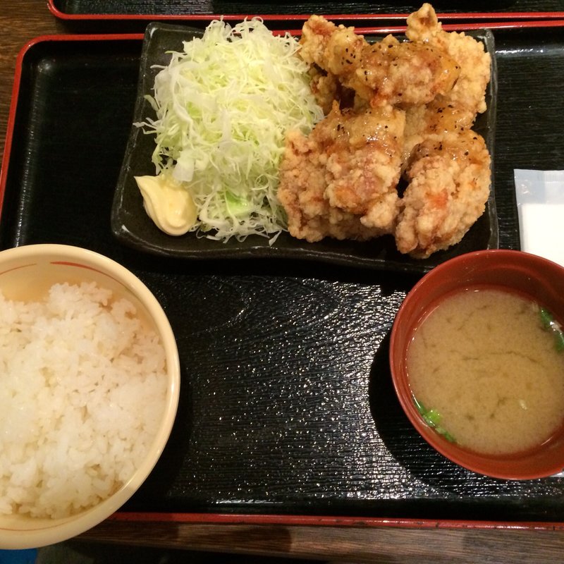 ザンギ定食(どさんこ酒場森町しげぞう)