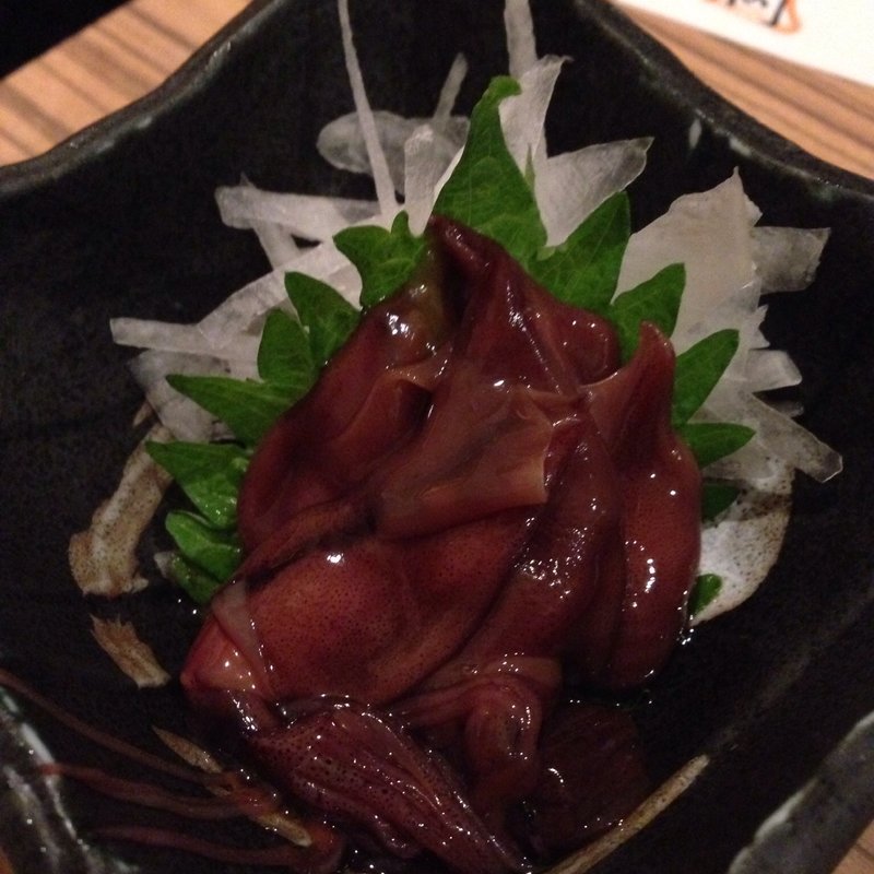 ホタルイカ沖漬け(もつ鍋 秀寅 （ヒデトラ）)