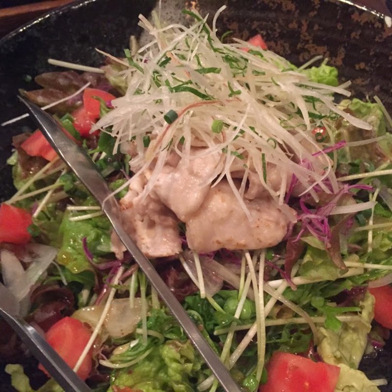 冷しゃぶしゃぶサラダ(楽家)