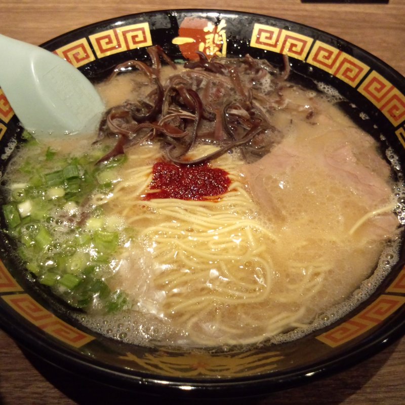 ラーメン ＋ きくらげ (一蘭 柏店 )
