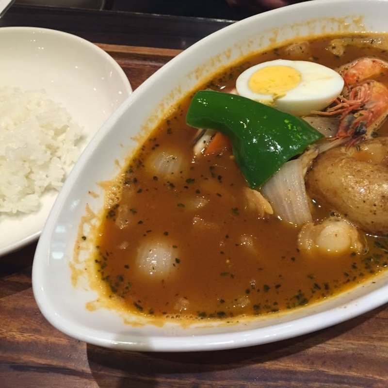 シーフードのスープカレー(カレー食堂 心 さいたま新都心店)