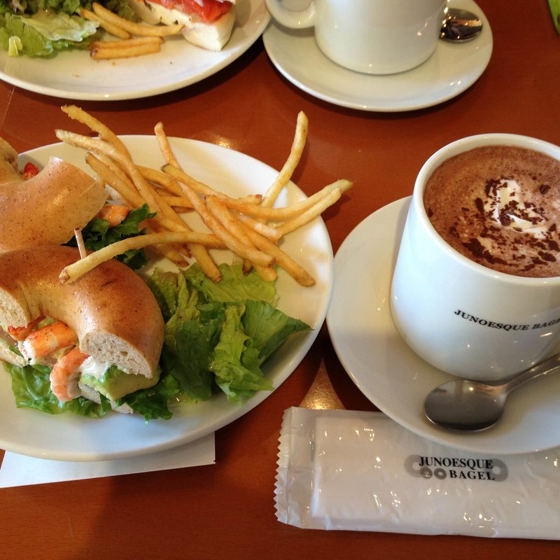 アボカド&シュリンプ サンドイッチプレート(JUNO CAFE JIYUGAOKA)