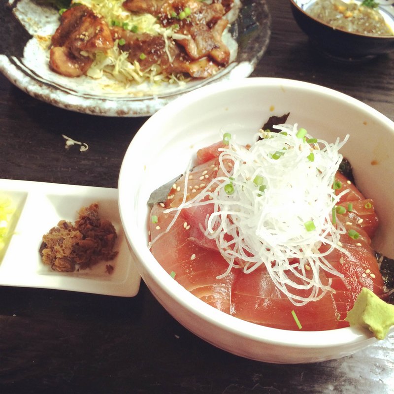 まぐろ漬け丼(くろば亭 本店)