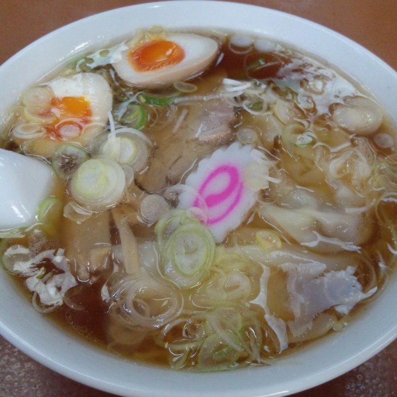 ワンタンメン＋味付け玉子(らーめん太陽)