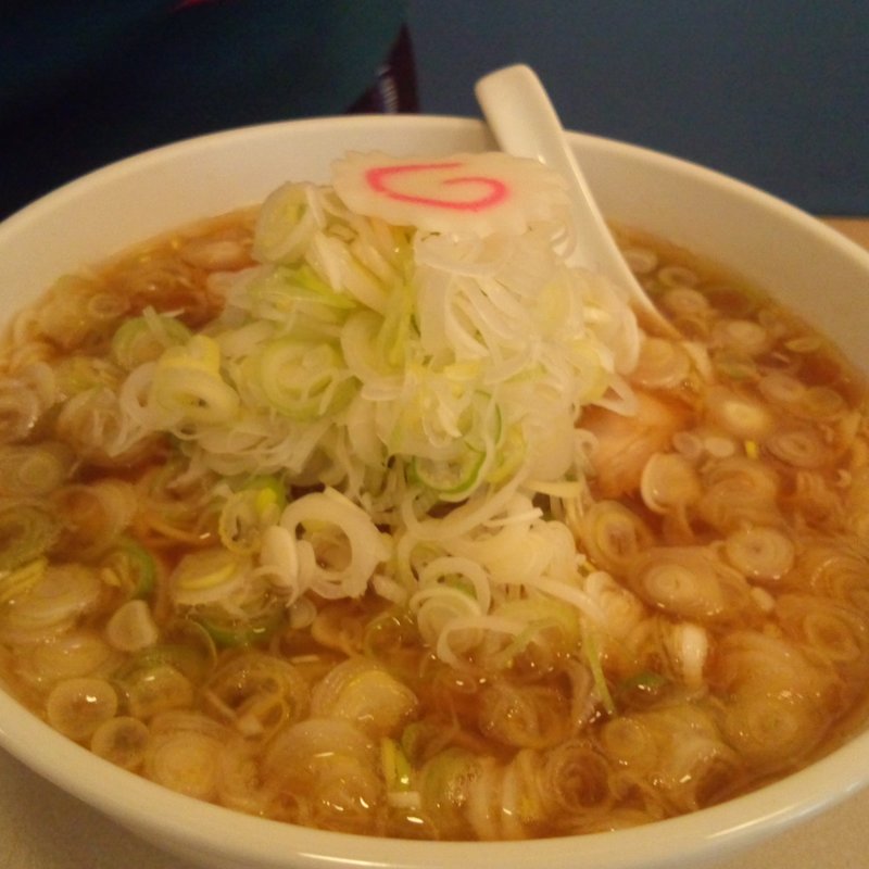 中華ソバ（少なめ 160g）＋ネギ増大(赤坂味一 亀戸店)