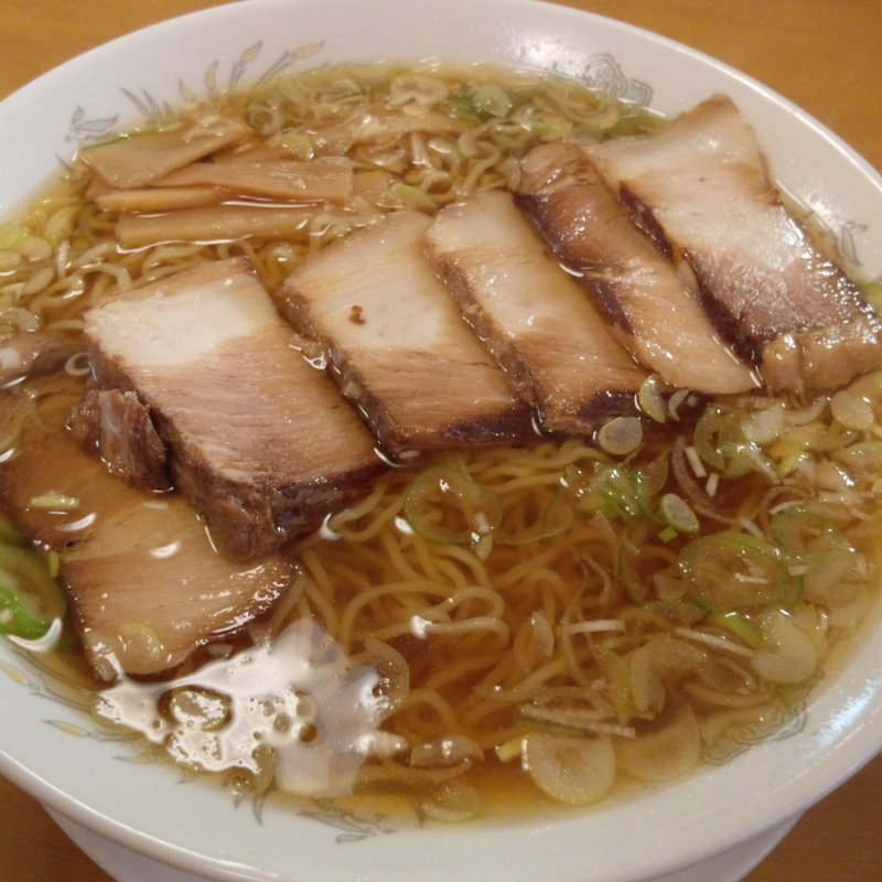 支那ソバ 大盛り（従来麺）＋チャーシュー増し(支那ソバ へいきち )